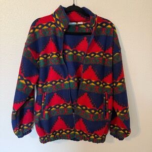 Vintage 90’s winterset fleece zip up jacket southwest small